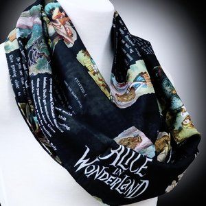 Alice in Wonderland infinity Scarf Lewis Carroll